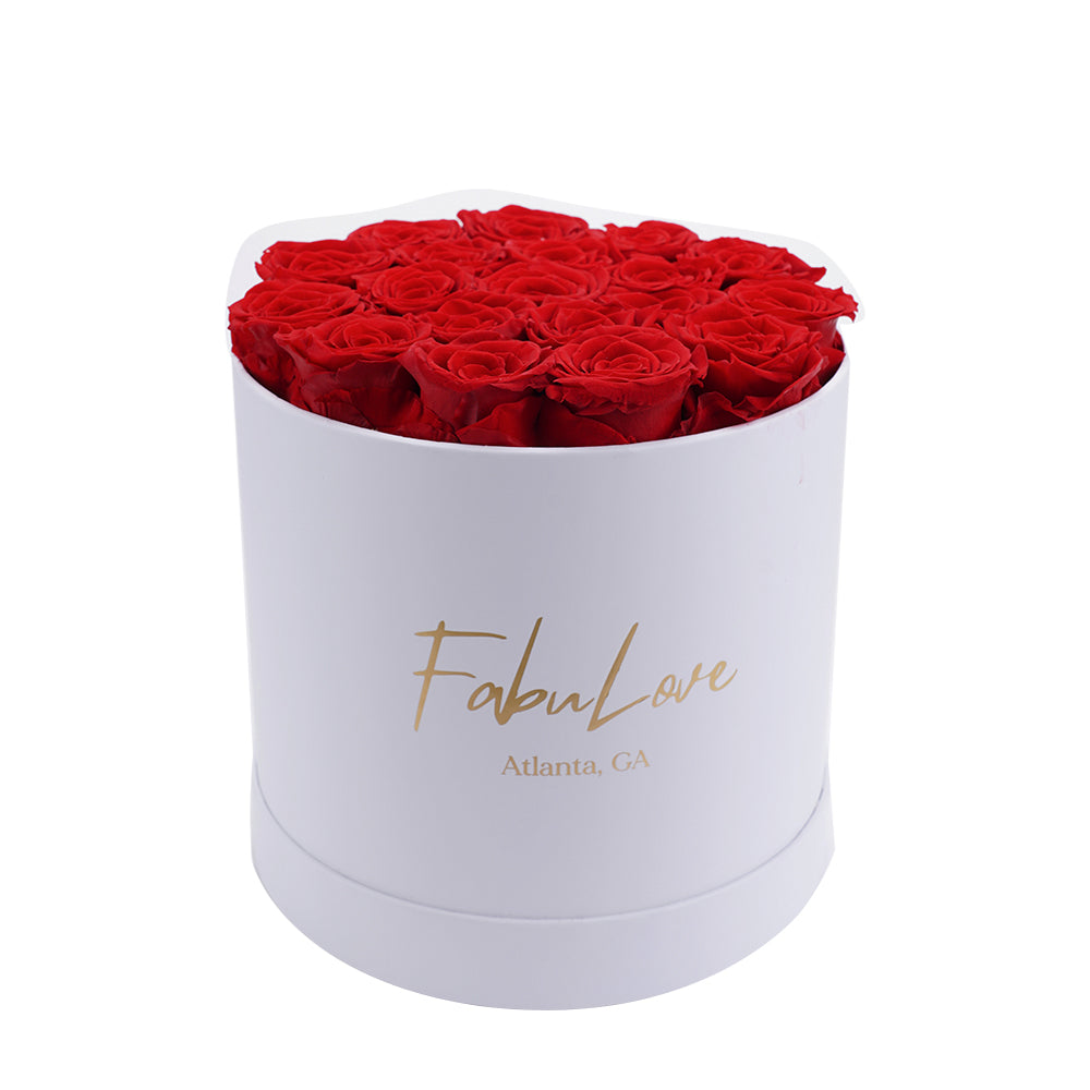 Ewige Rosenbox Blumenstrauß