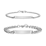 Graviertes Armband-Set - W/ Ewige Rosenbox