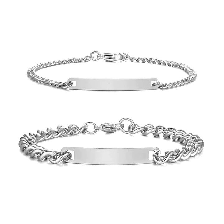 Graviertes Armband-Set - W/ Ewige Rosenbox